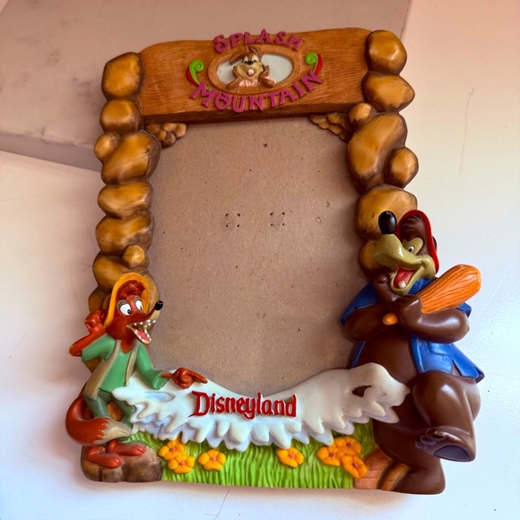 Vintage Splash Mountain Disney Parks 3D Picture Frame Heavy Resin Original Tag - Picture 1 of 6